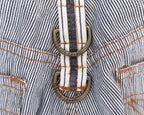 Roberto Cavalli black and white striped pants