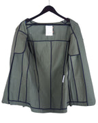 Voyage Mazzilli Michielsens kaki jacket with flowers embroidery