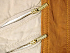 Roberto Cavalli Beige Pants with Tan Leather Panels