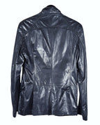 Roberto Cavalli black leather jacket