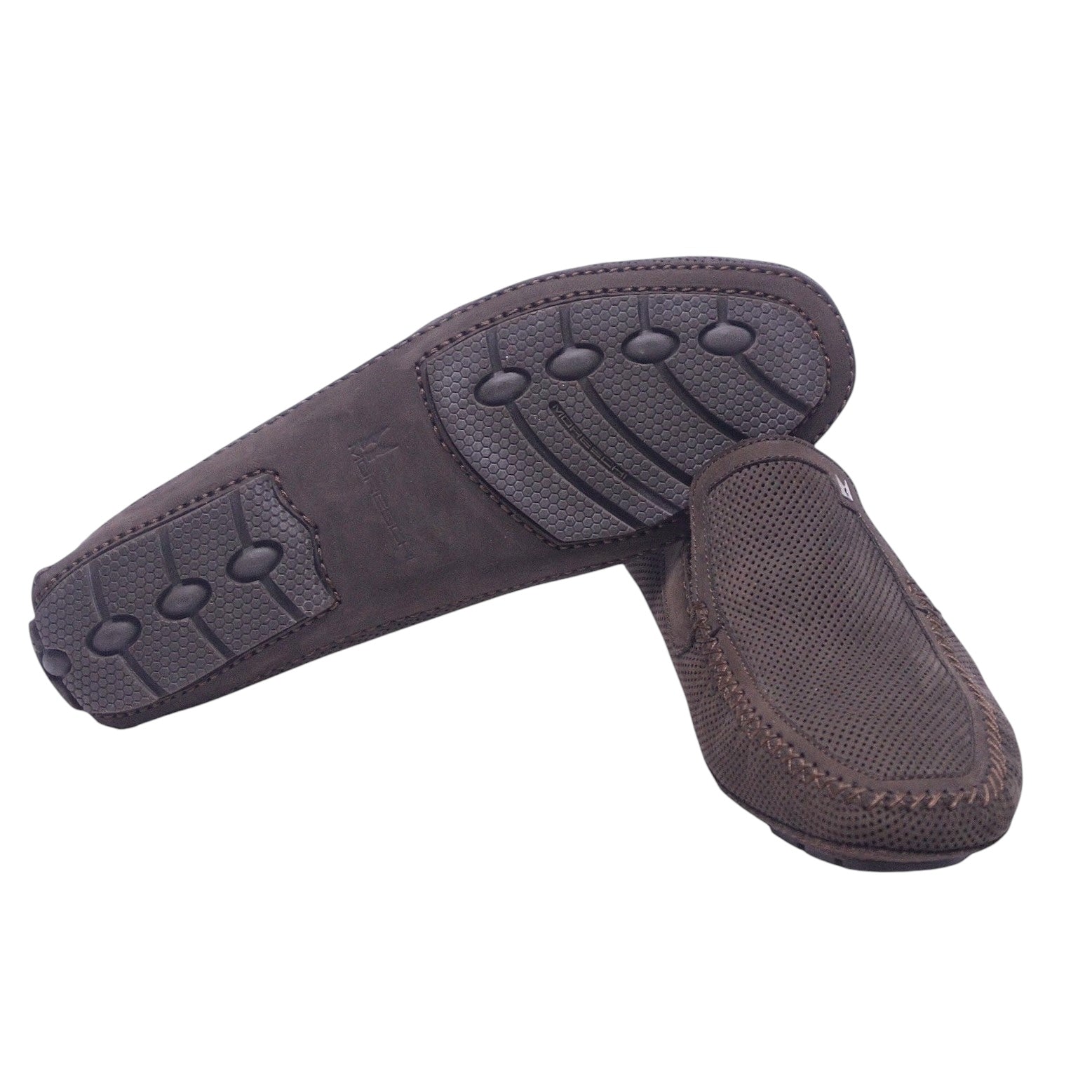 Moreschi brown leather shoes