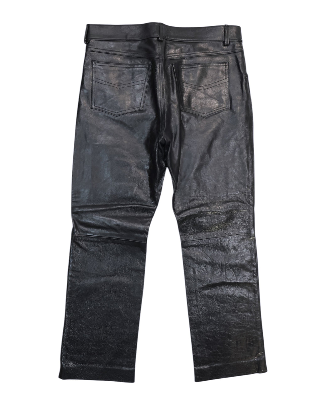 Vent Couvert black calfskin pants
