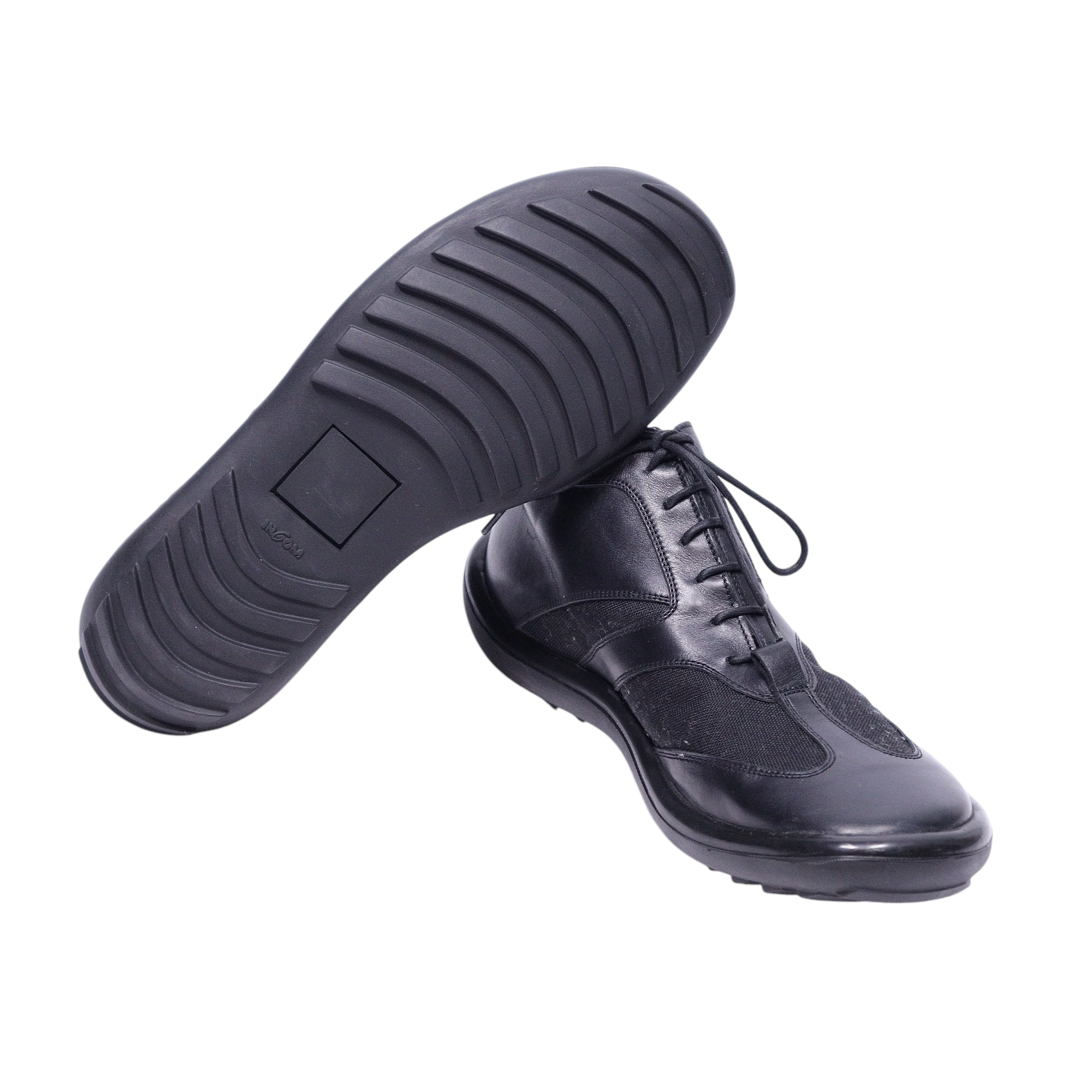 Gianfranco Ferre black leather shoes