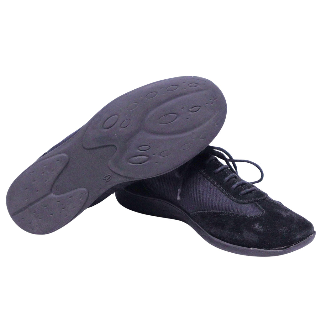 Versus Versace black suede shoes
