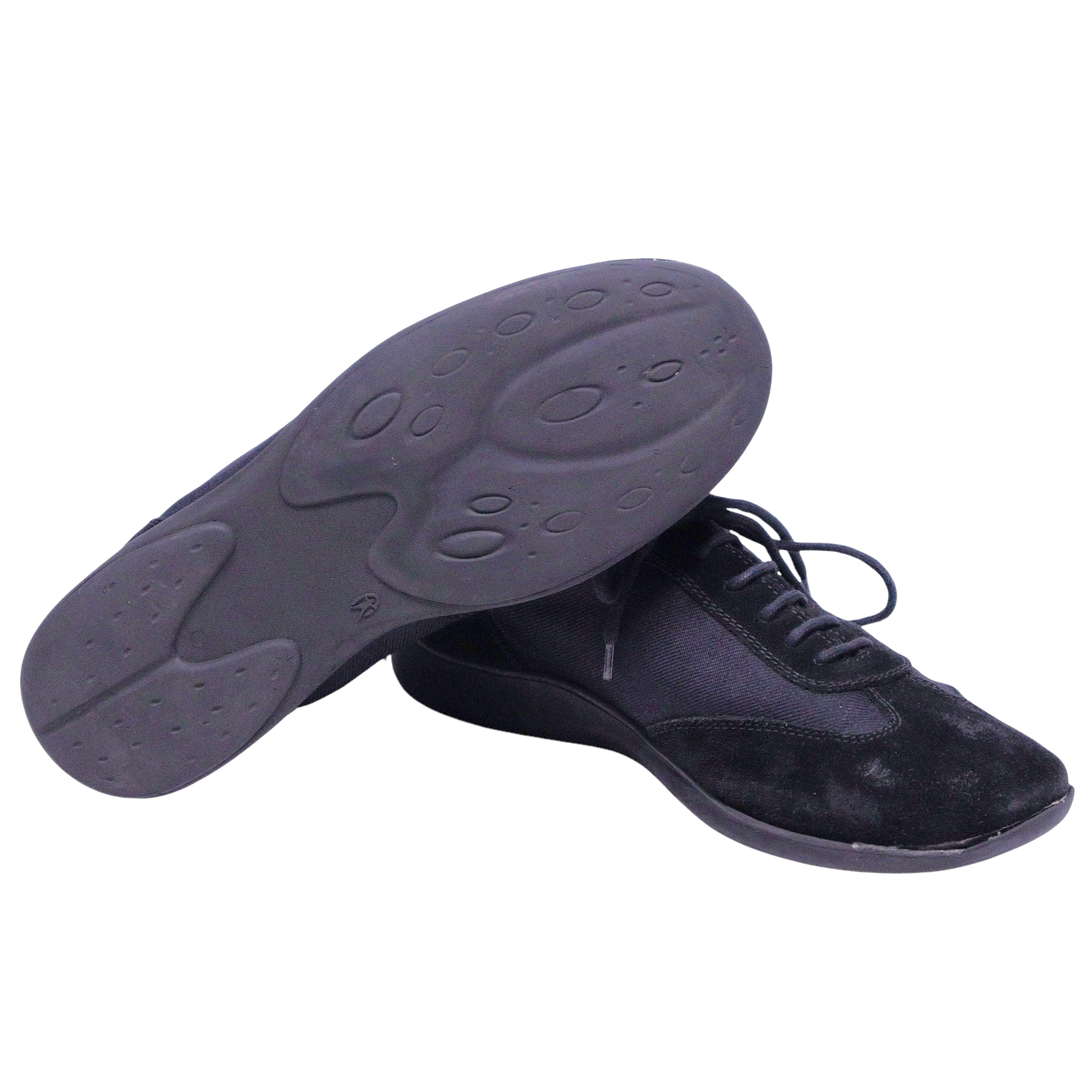 Versus Versace black suede shoes