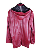 Gianfranco Ferre dark red leather jacket