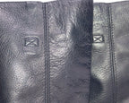 Roberto Cavalli black tall leather boots
