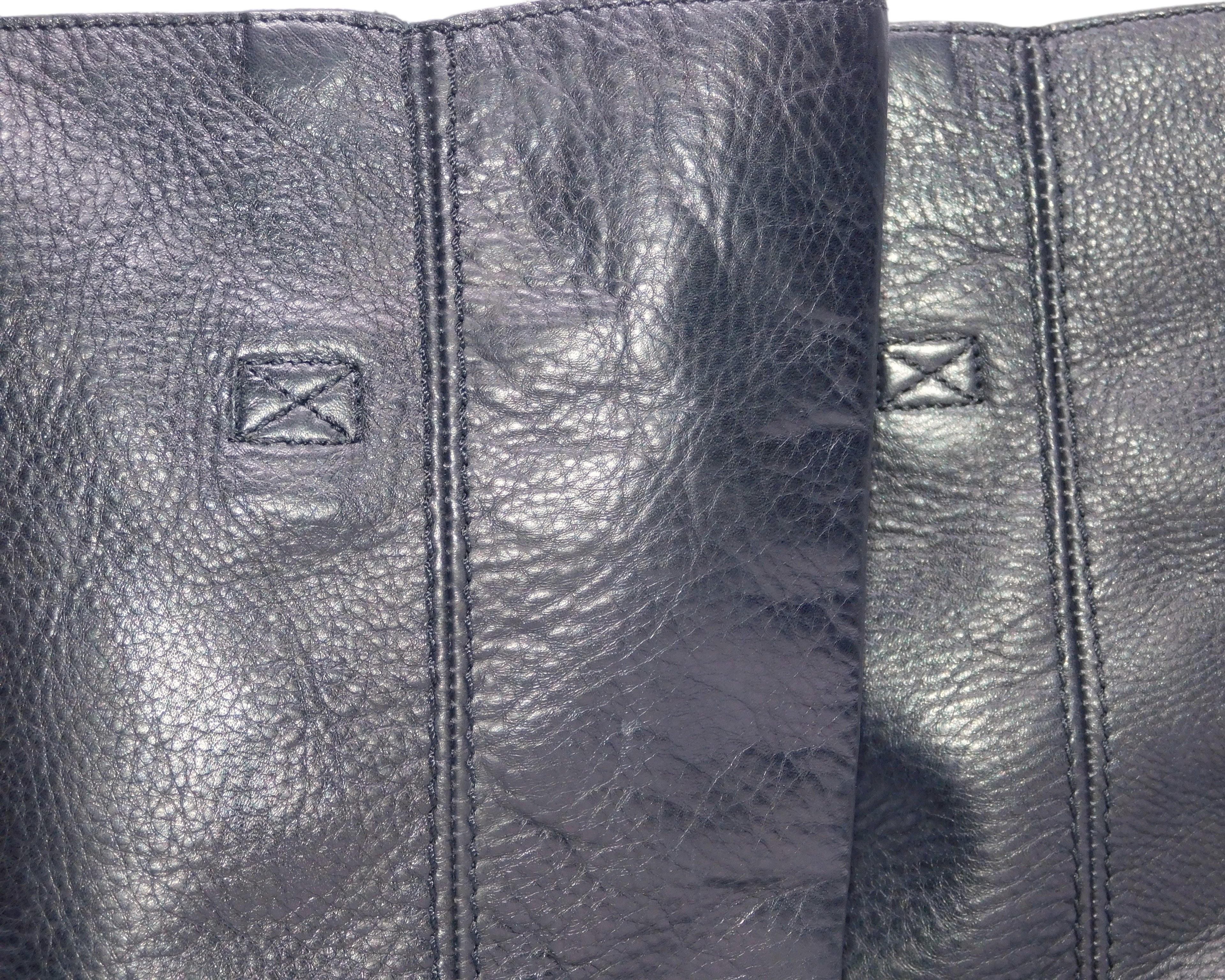 Roberto Cavalli black tall leather boots