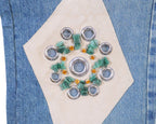 Voyage Mazzilli Michielsens jeans with stone embroidery design