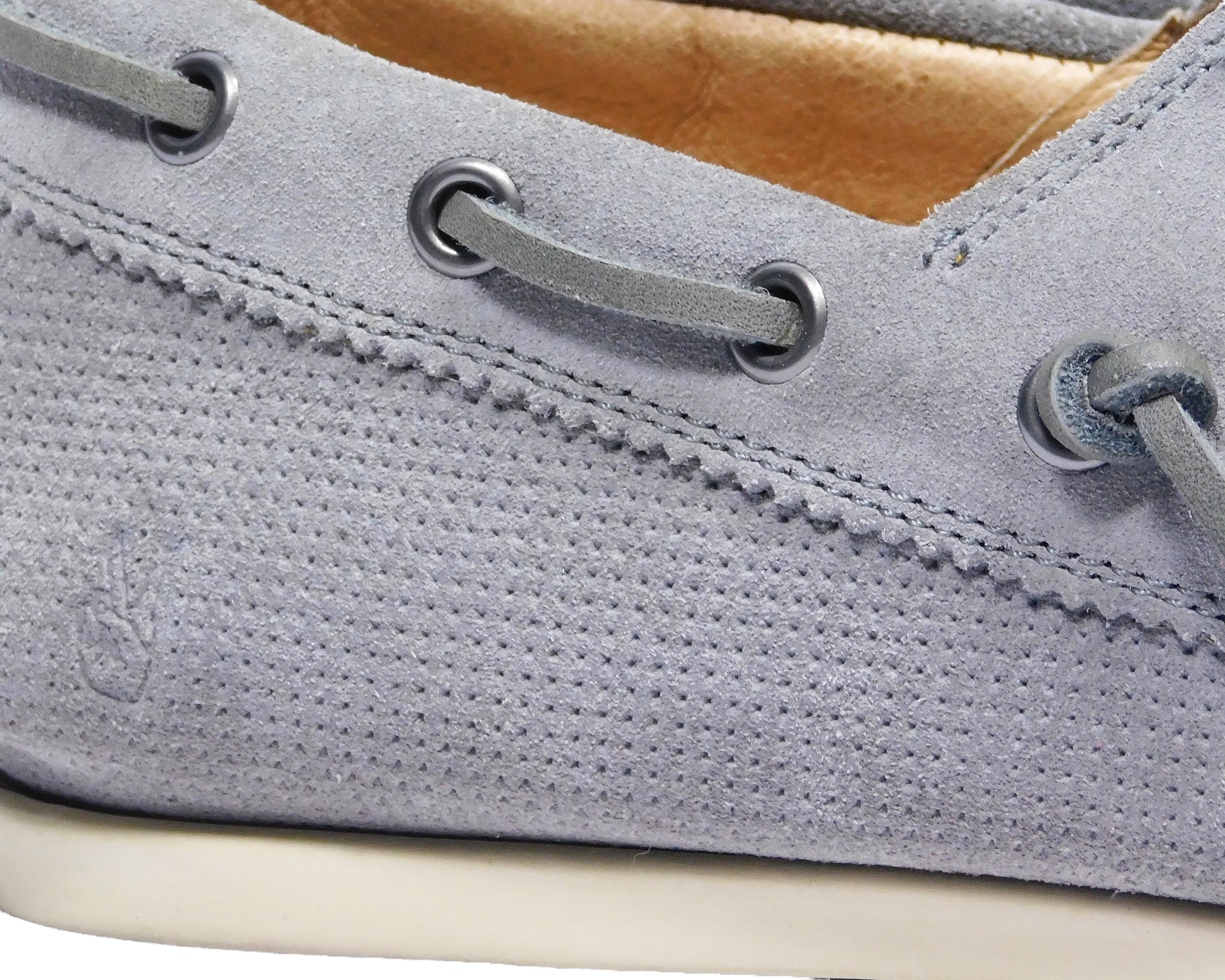 John Varvatos star USA gray boat shoes