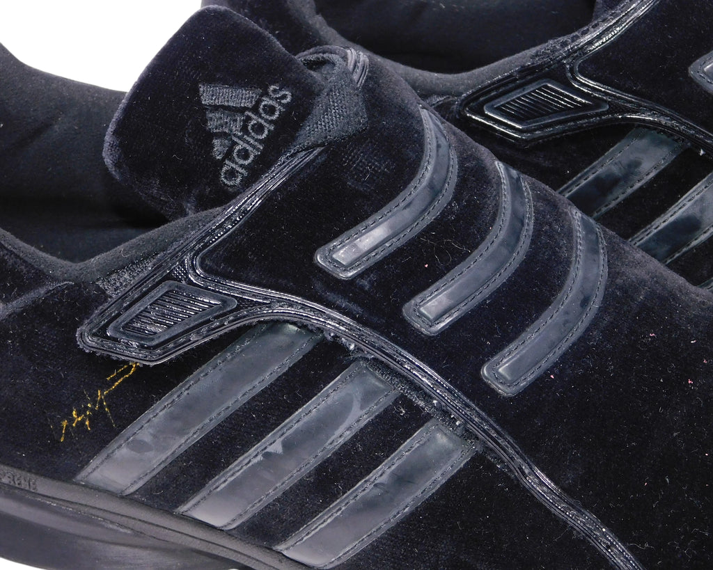 Yohji Yamamoto 2002 adidas black velvet sneakers