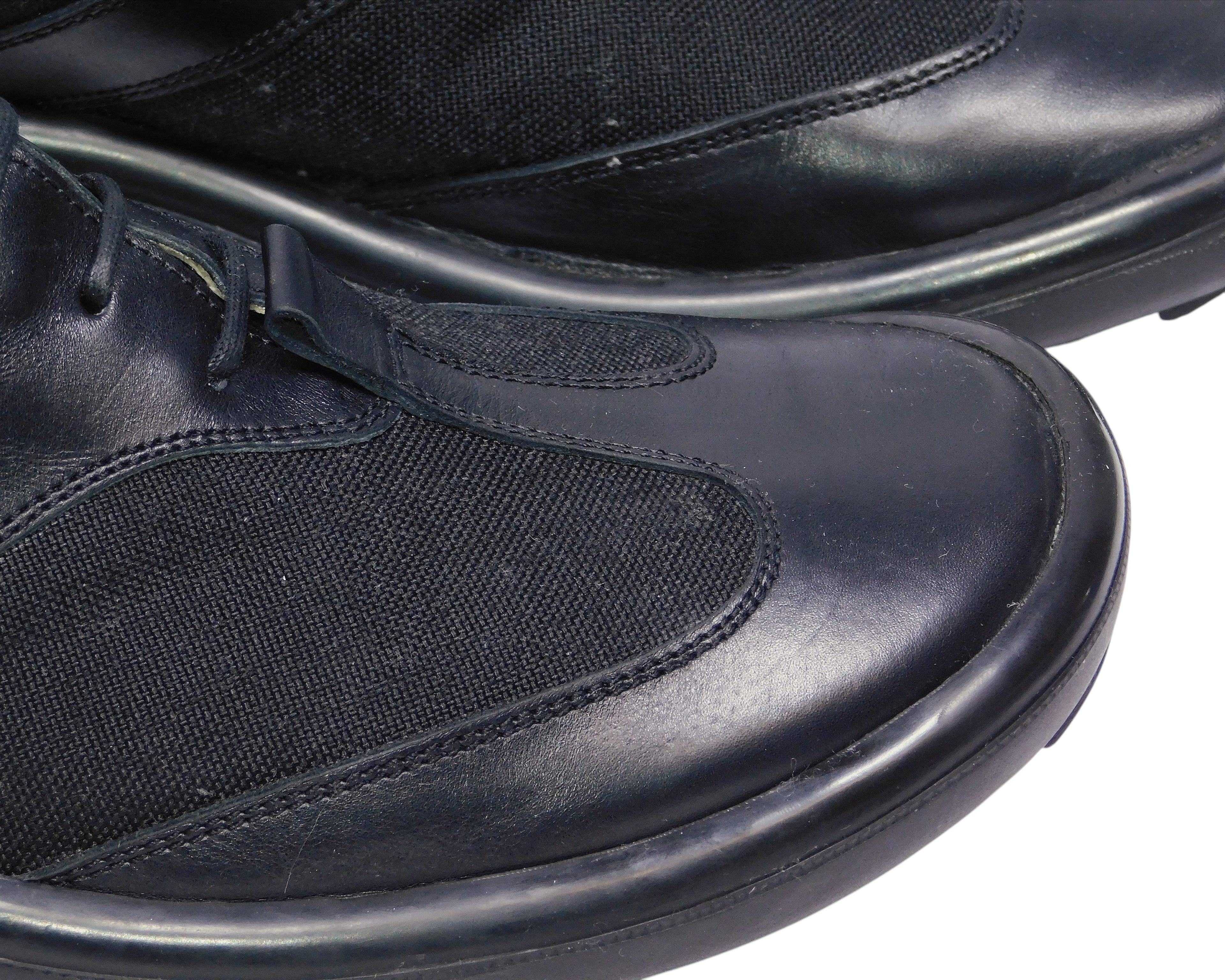 Gianfranco Ferre black leather shoes