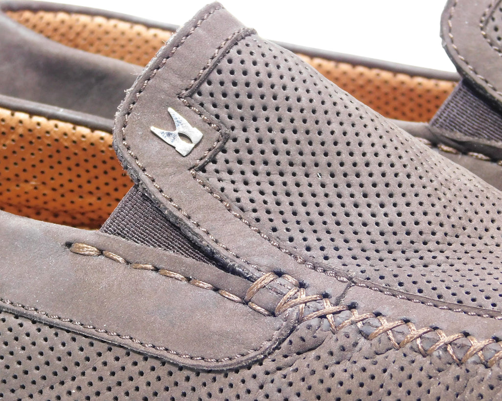 Moreschi brown leather shoes