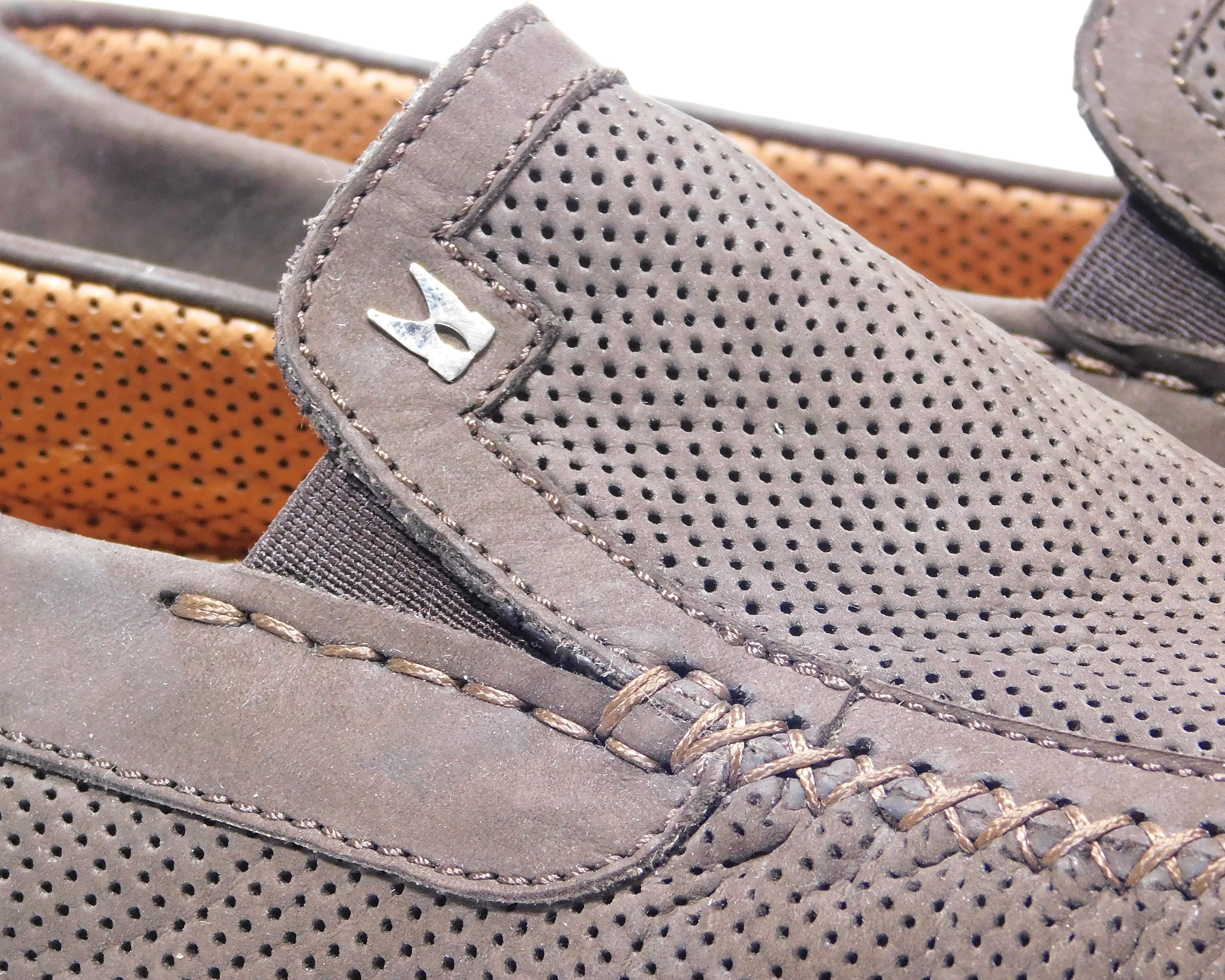 Moreschi brown leather shoes