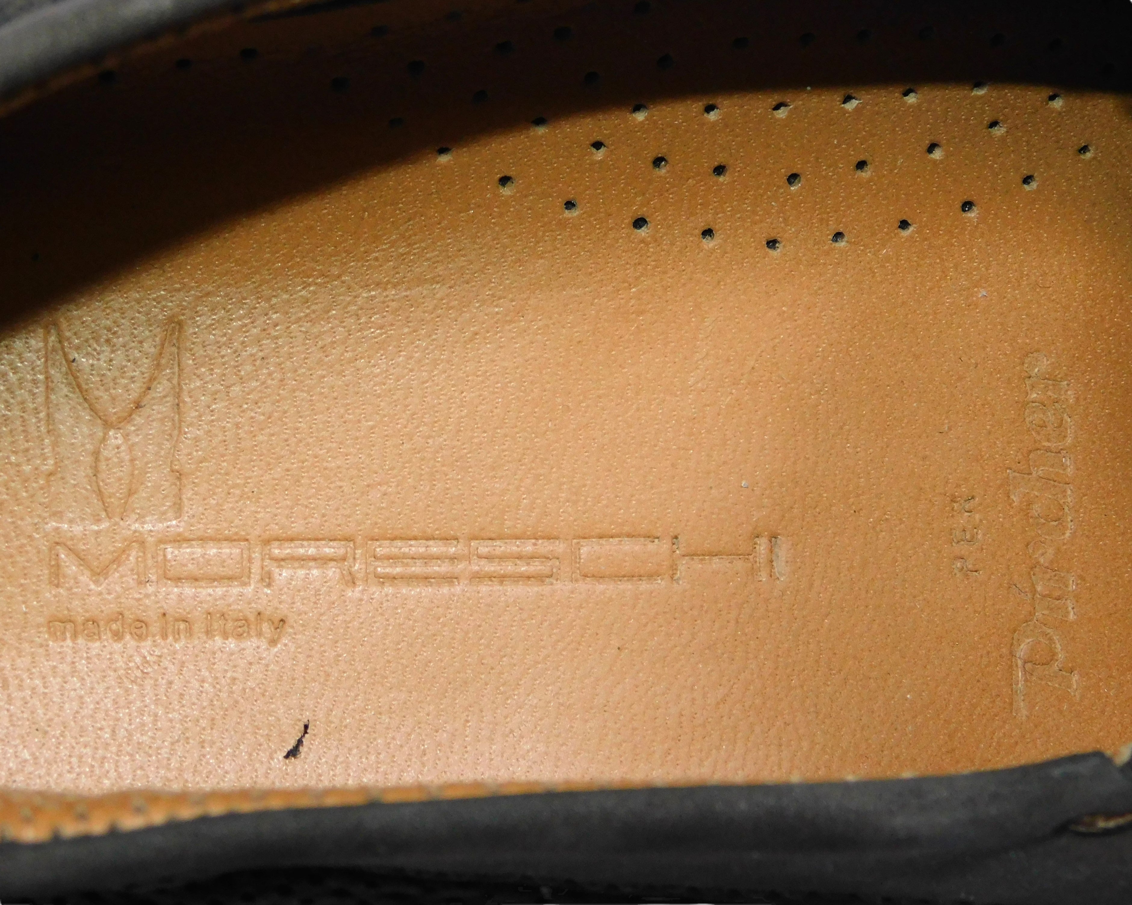 Moreschi brown leather shoes