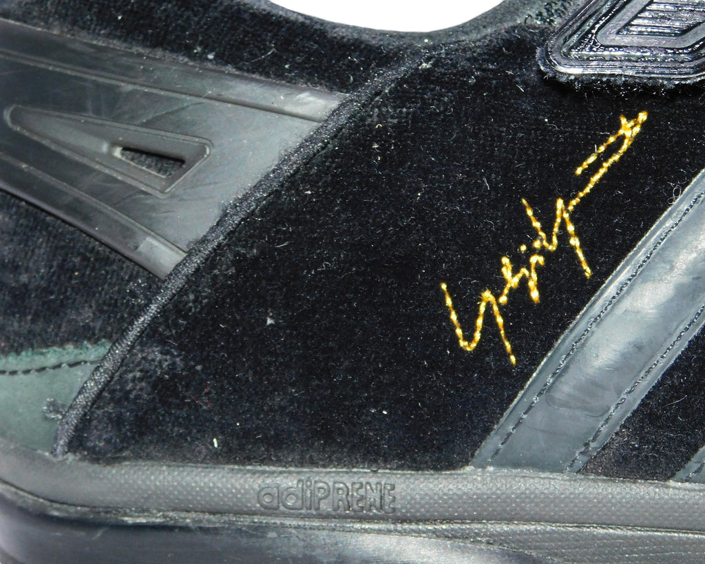 Yohji Yamamoto 2002 adidas black velvet sneakers