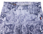 Jean Paul Gautier 90s Graphic cartoon comics print safe sex forever pants