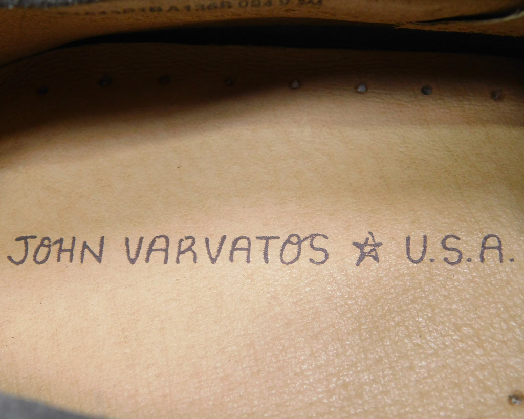 John Varvatos star USA gray boat shoes