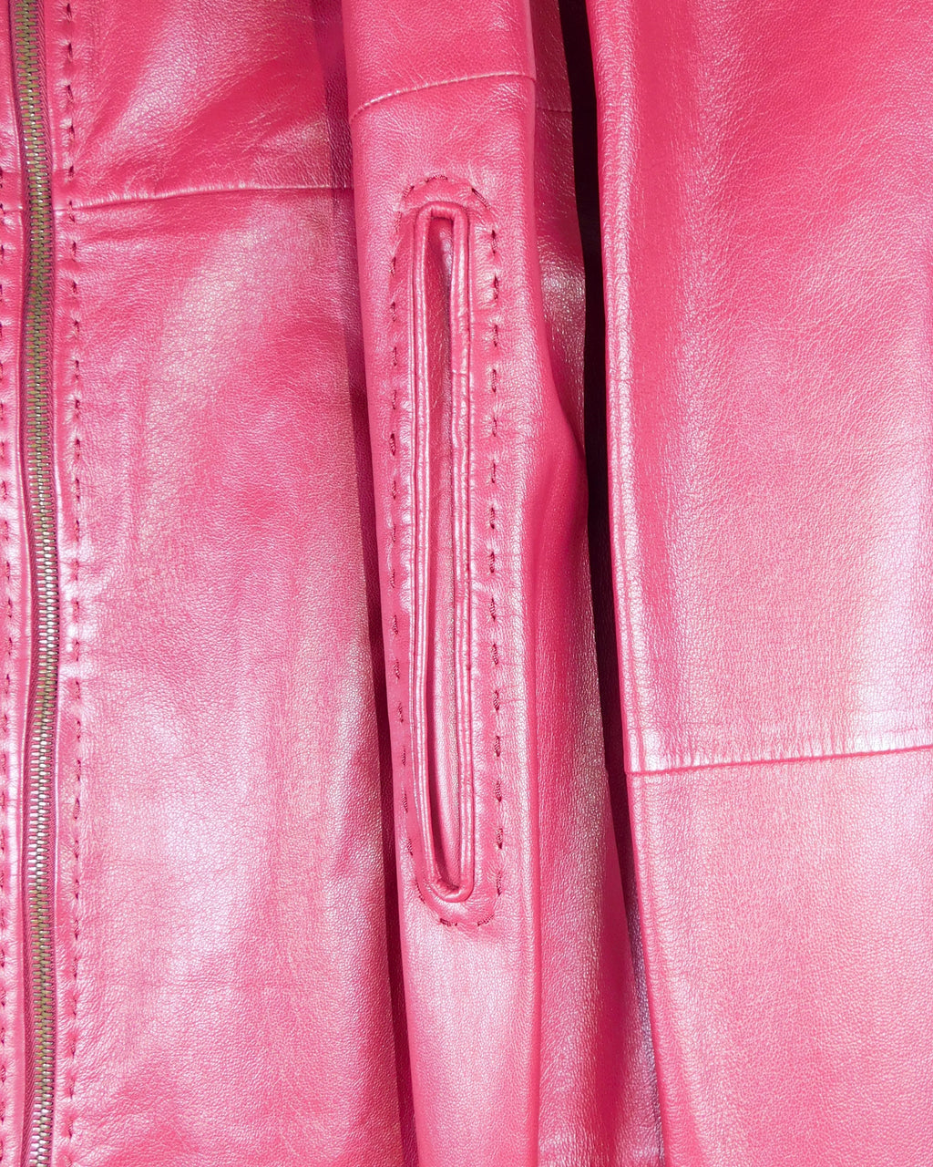 Gianfranco Ferre dark red leather jacket