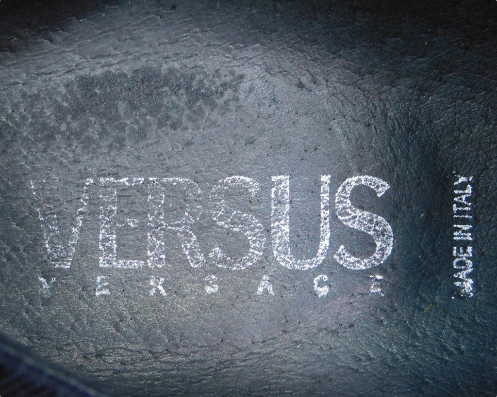 Versus Versace black suede shoes