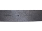 Roberto Cavalli black leather belt with a silver buckle