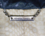 Roberto Cavalli black leather jacket