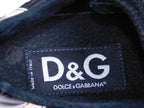 Dolce Gabbana leather suede sneakers shoes