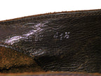 Dior brown leather loafers
