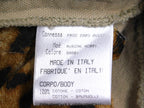 Roberto Cavalli Beige Pants with Tan Leather Panels