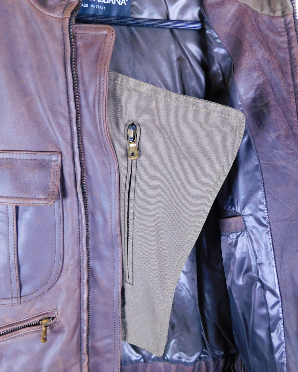 Dolce & Gabbana goatskin leather Jacket