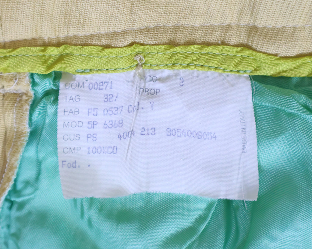 Paul smith yellow-beige trousers