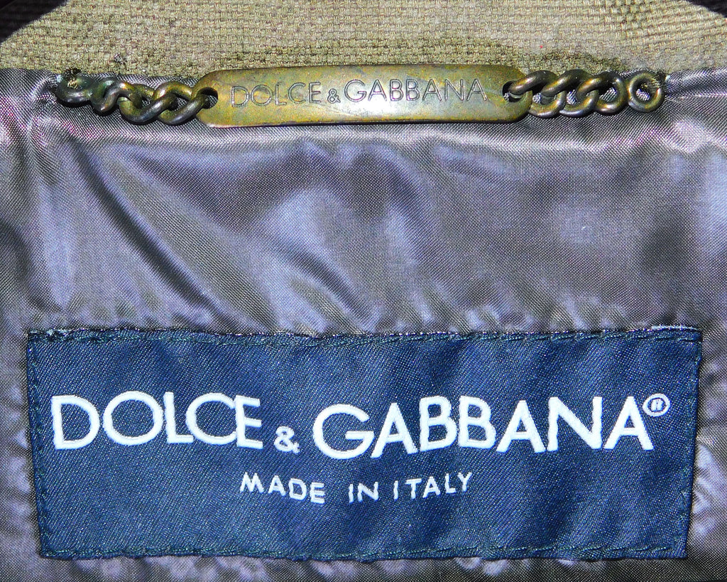 Dolce & Gabbana goatskin leather Jacket
