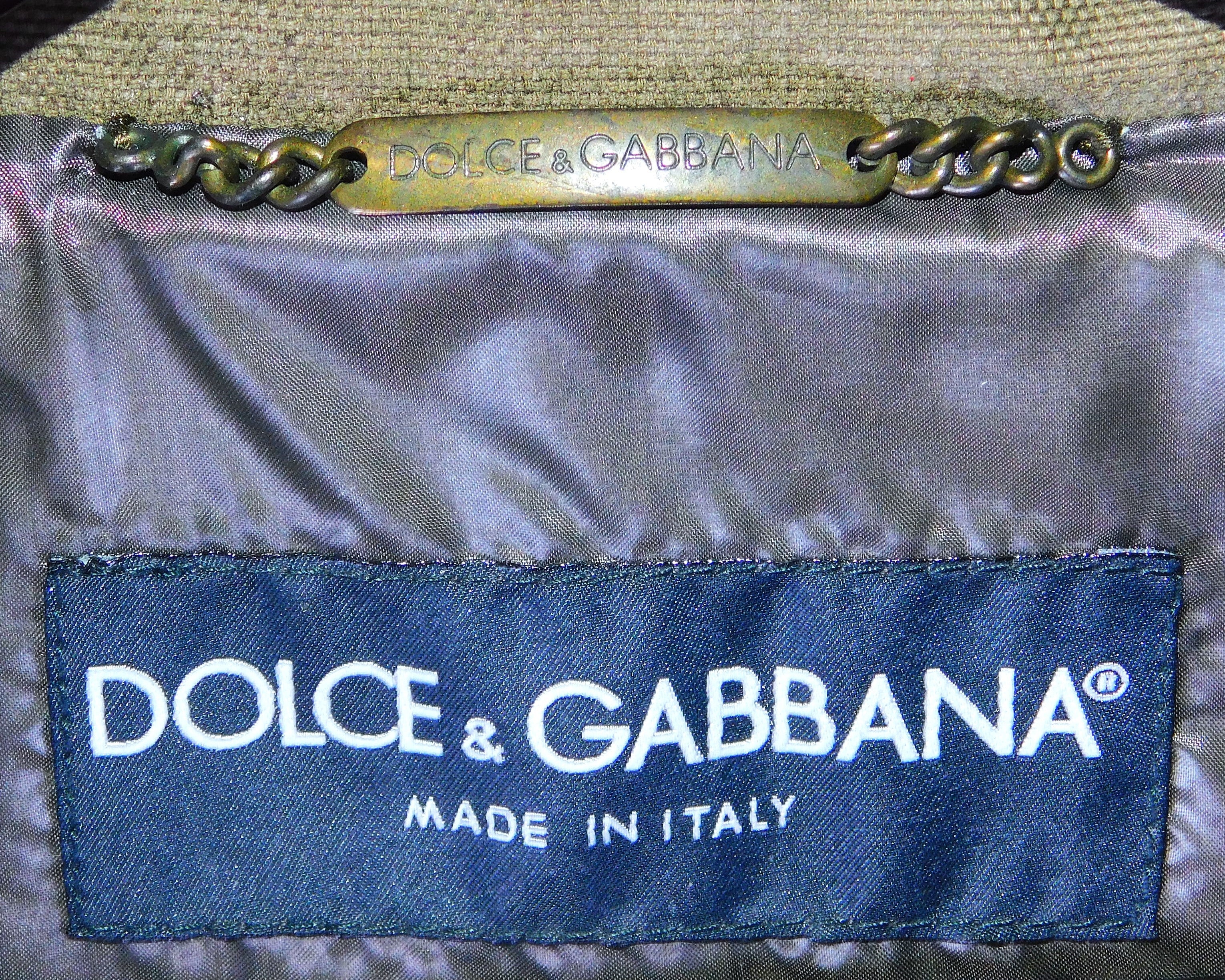 Dolce & Gabbana goatskin leather Jacket