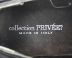Collection PRIVÉE? Black leather shoes