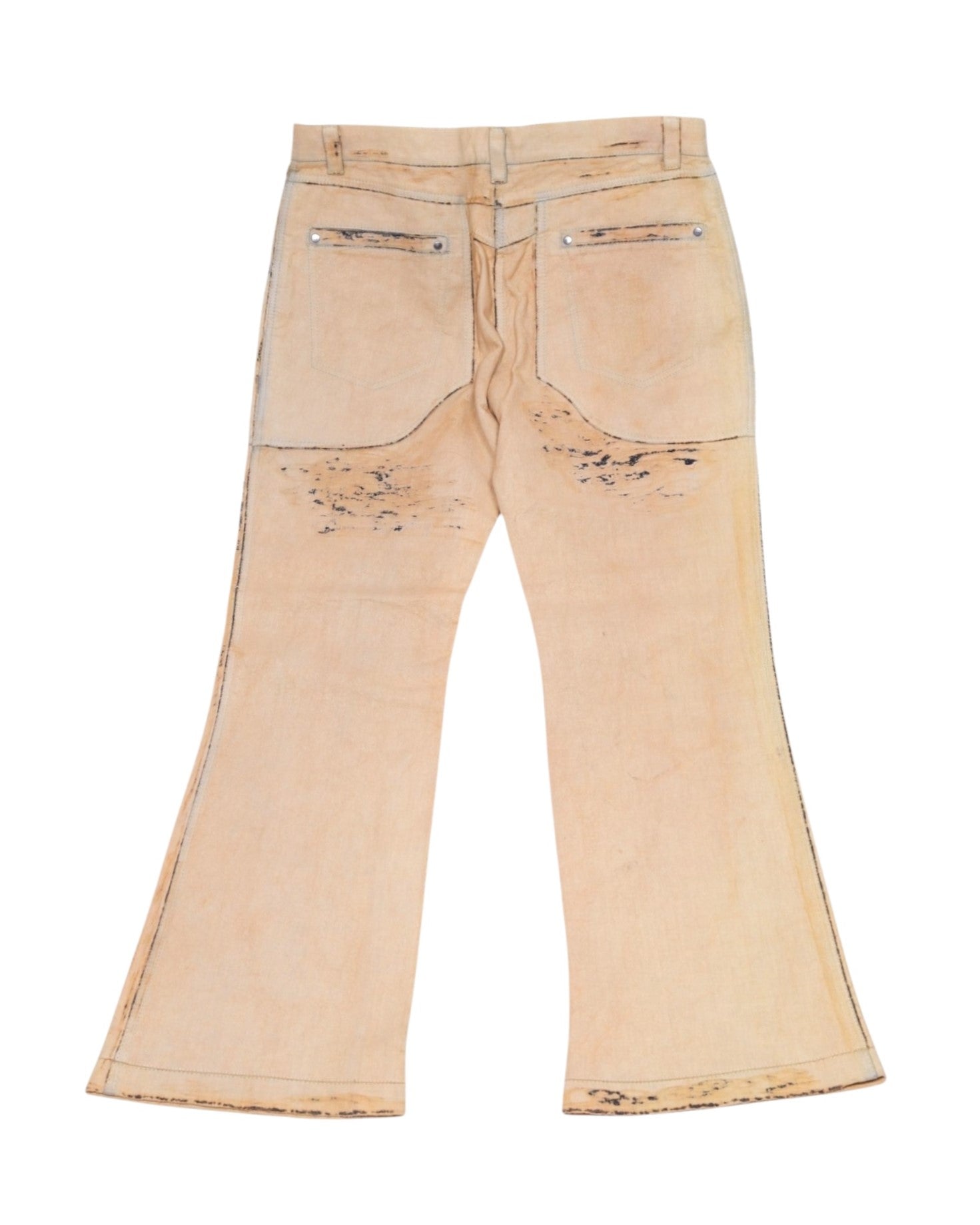Just Cavalli beige scratches pants