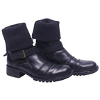 Roberto Cavalli Black leather boots