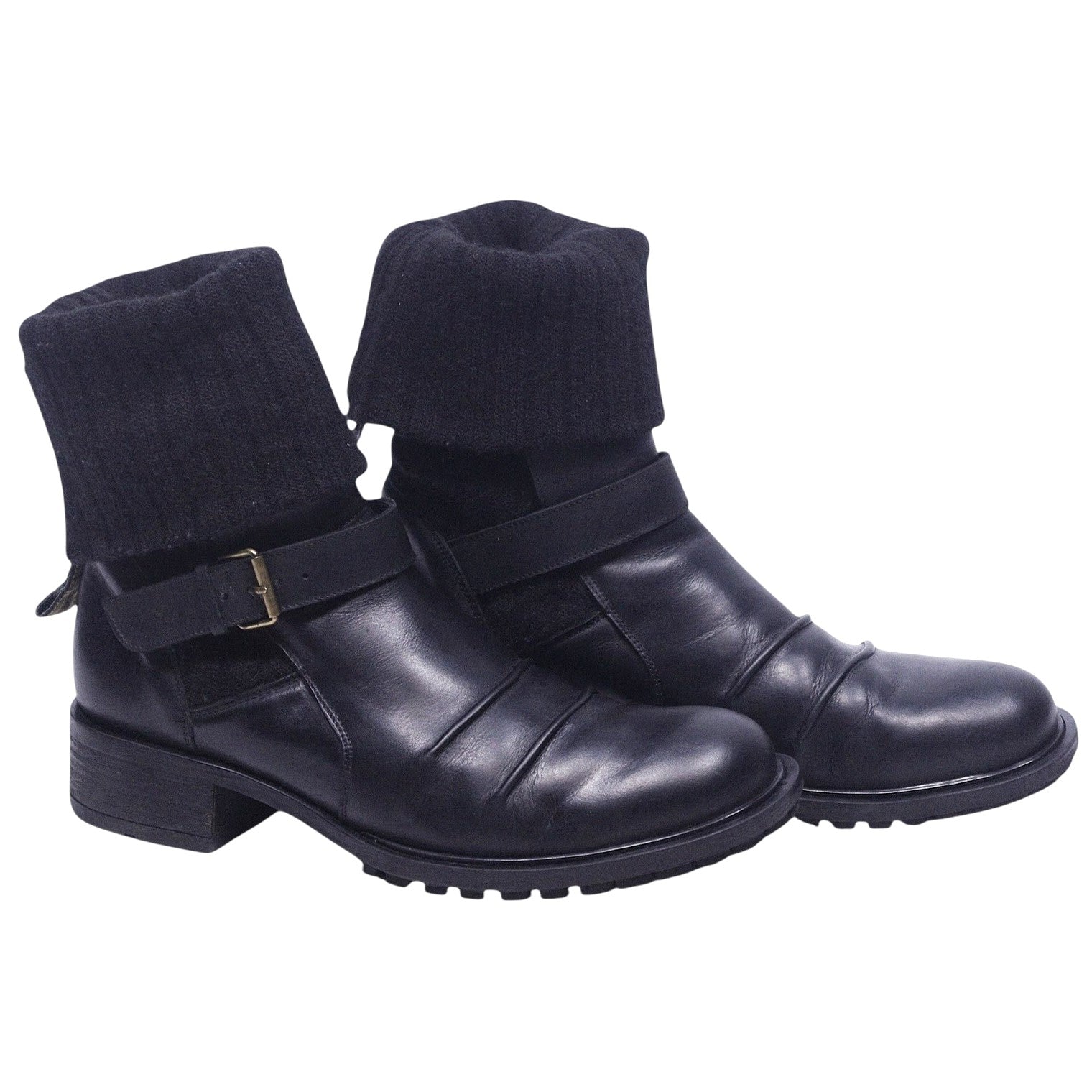 Roberto Cavalli Black leather boots