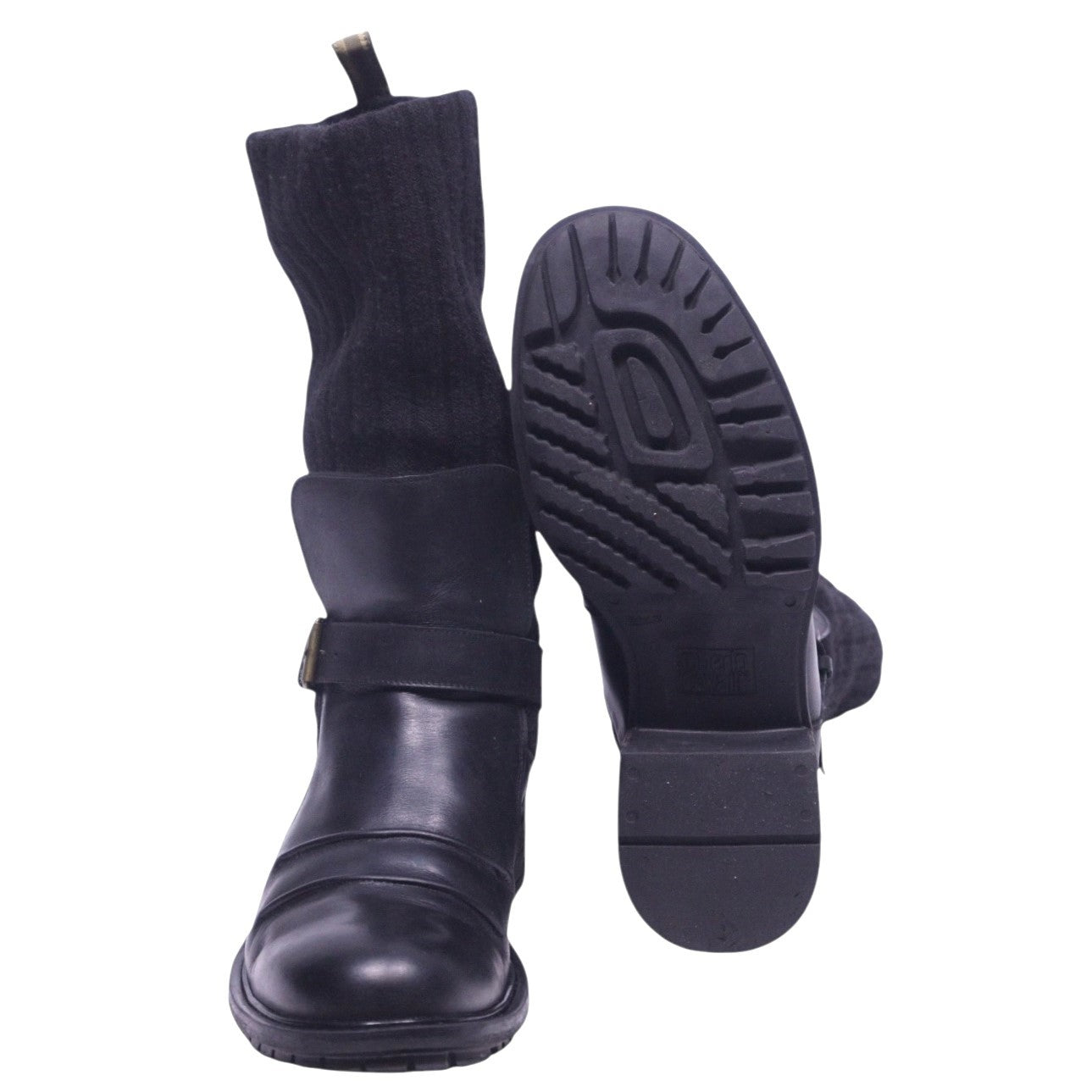 Roberto Cavalli Black leather boots