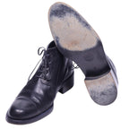 Gianni Versace classy black leather boots