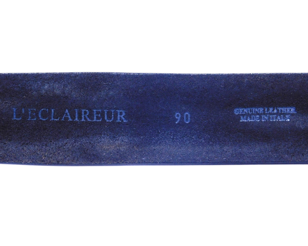 L’Eclaireur black leather belt