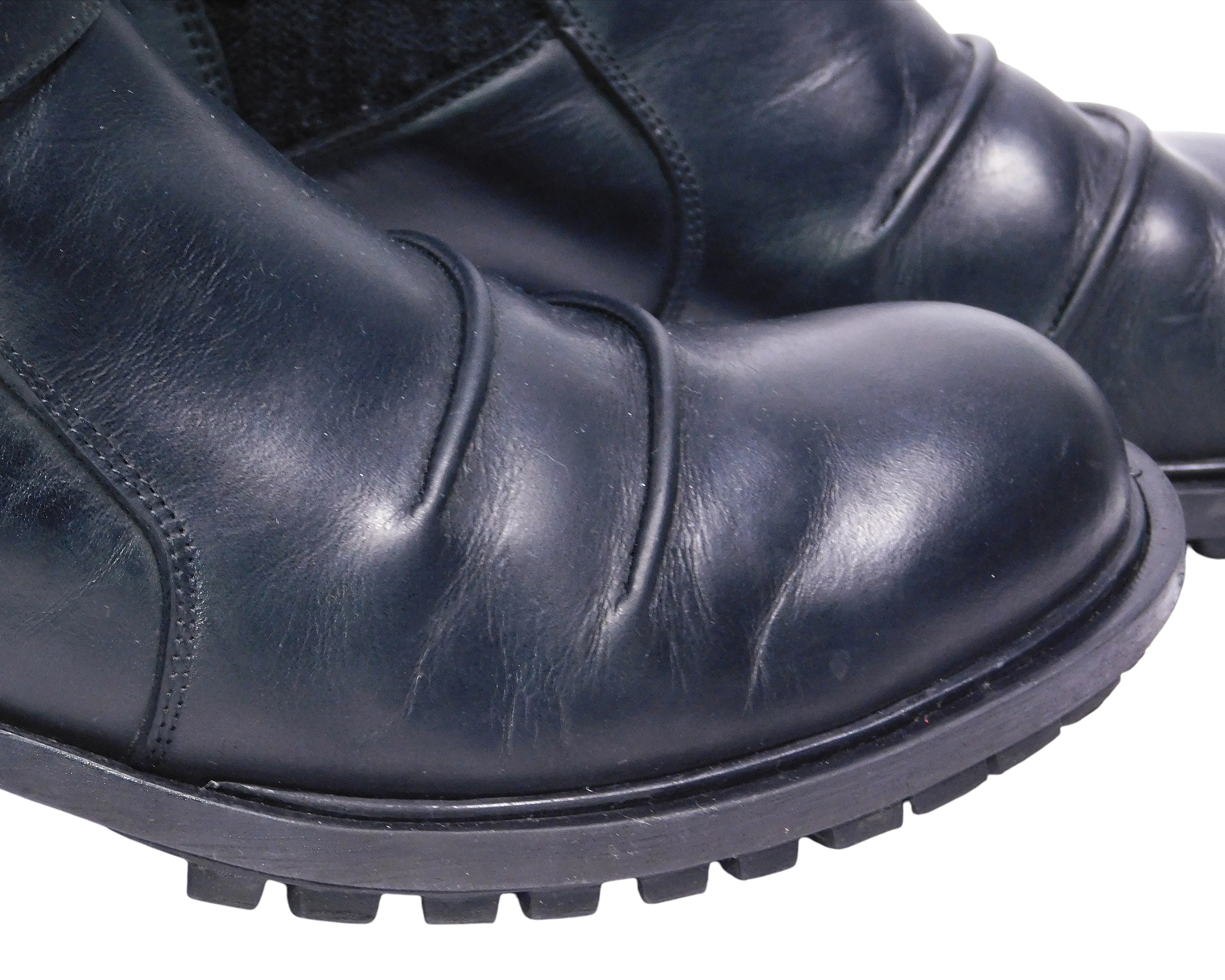 Roberto Cavalli Black leather boots