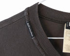 Dolce Gabbana long-sleeve brown shirt with flat patch pockets
