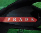 Prada green suede trainer shoes