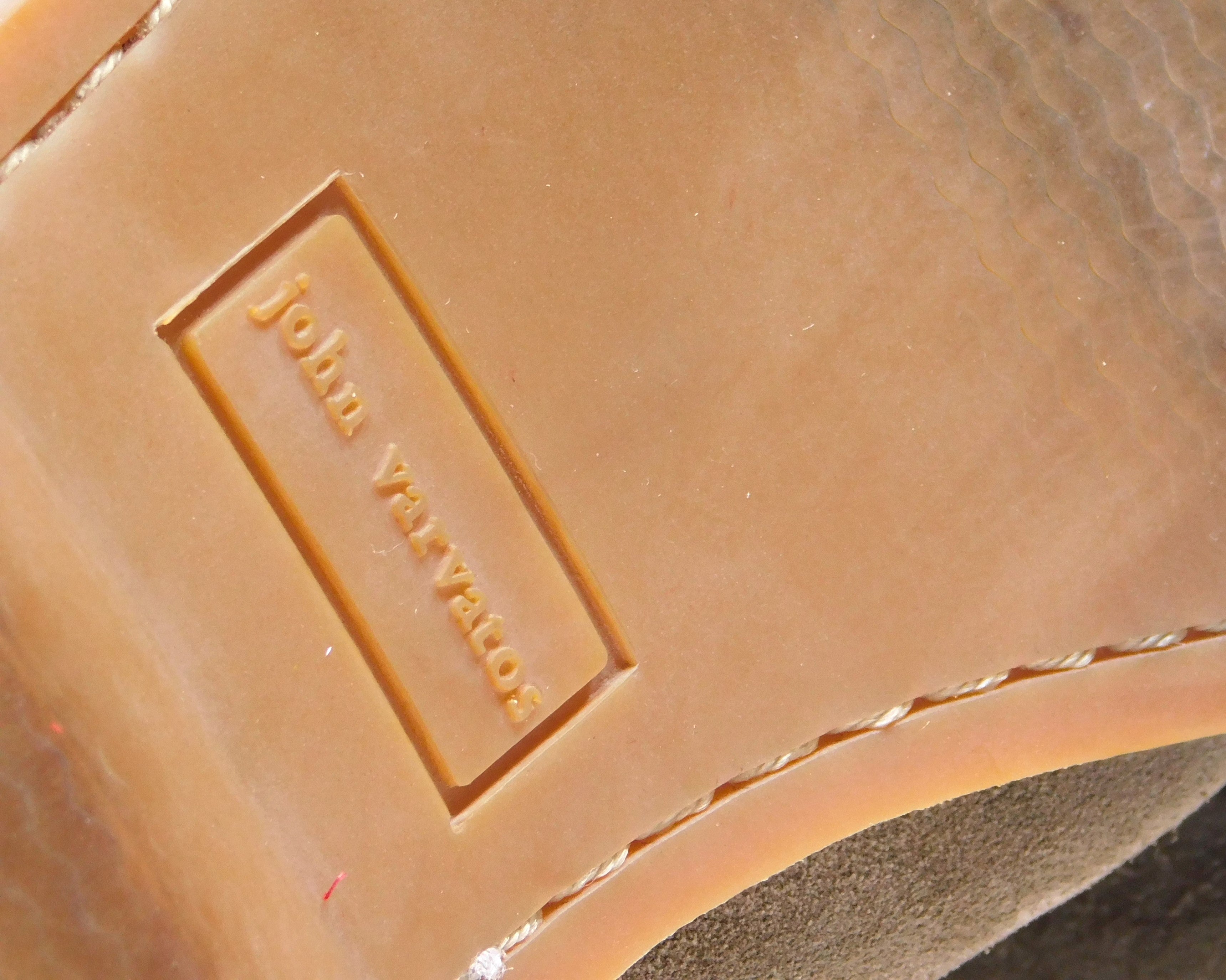 John Varvatos star USA brown boat shoes