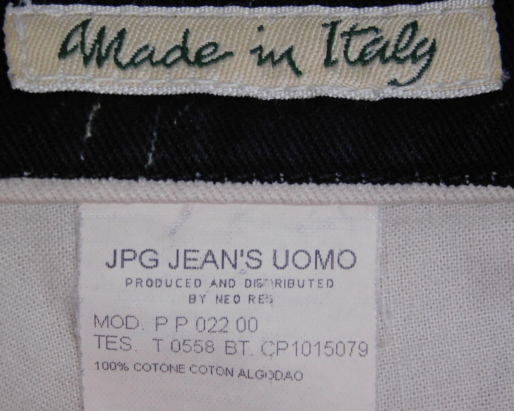 Jean Paul Gaultier 90 graphic print Anarchy punk pants