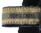 Roberto Cavalli Black leather boots