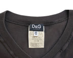 Dolce Gabbana long-sleeve brown shirt with flat patch pockets