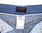 Dolce and Gabbana silver label ripped jeans
