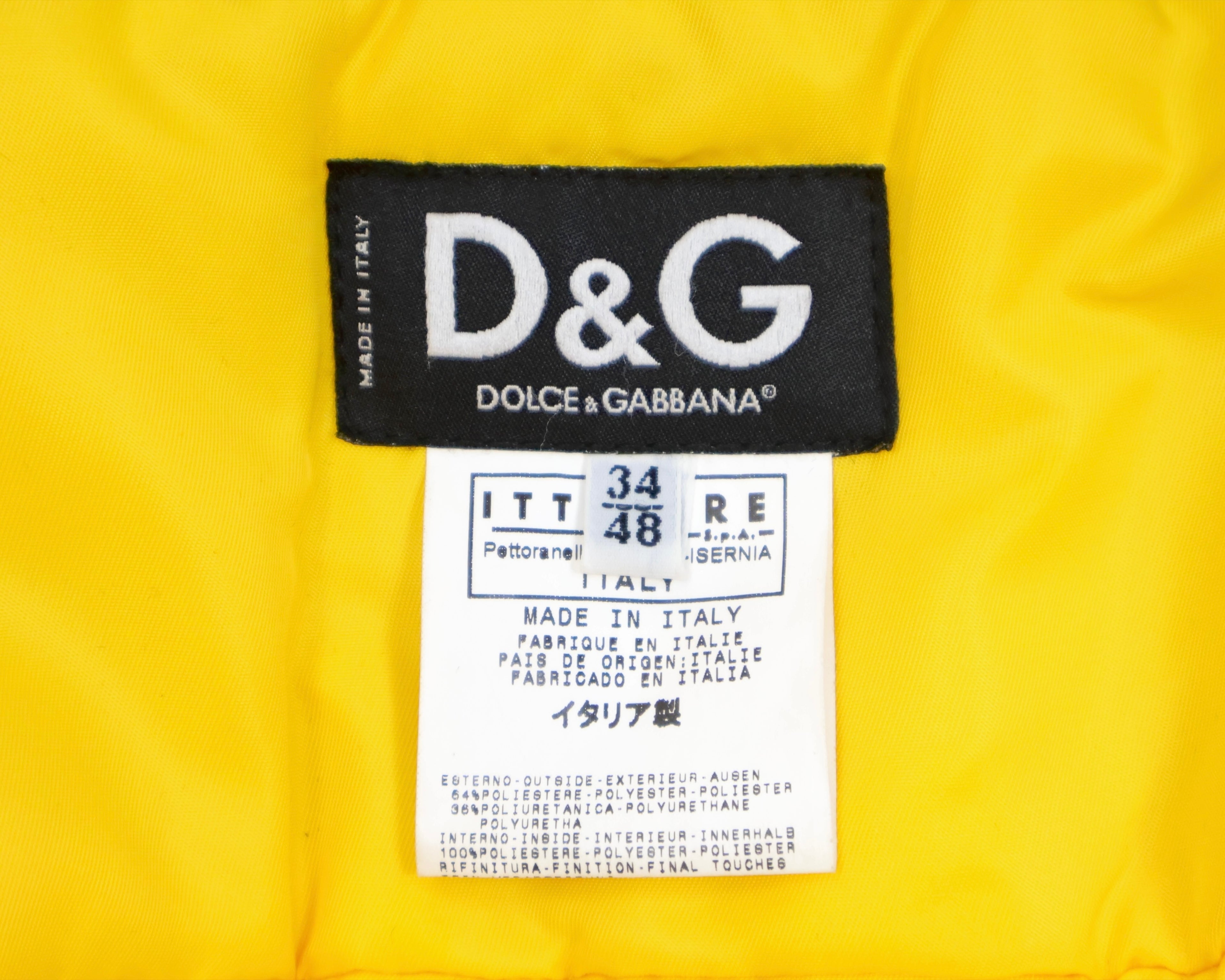 Dolce & Gabbana coat with rabbit fur