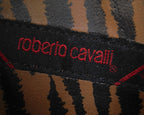 Roberto Cavalli Black leather boots
